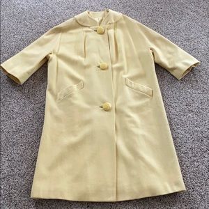 Vintage Yellow COLLEGE-TOWNE Classics Coat